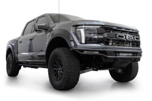 Ford F-150 Raptor Front Bumper - Addictive Desert Designs - Race Series - Hammer Black - `21-`24 Ford F-150 Raptor Front Bumper - Addictive Desert Designs - Race Series - Hammer Black - `21-`24